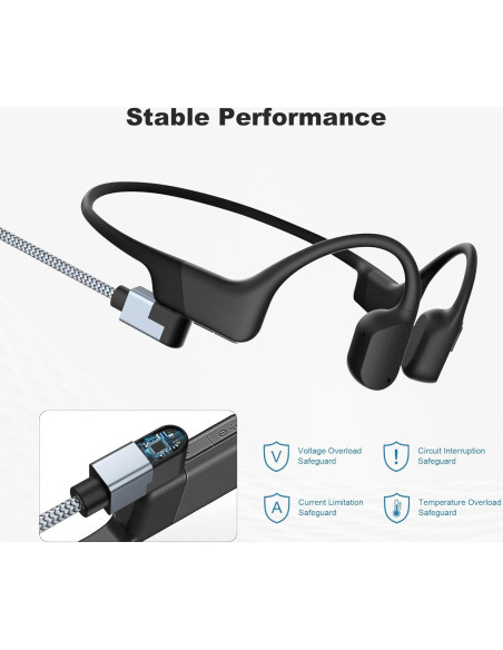 Cable de Carga Magnético RUXELY 1.2M para Auriculares Shokz Cable de Carga Magnético RUXELY 1.2M para Auriculares Shokz