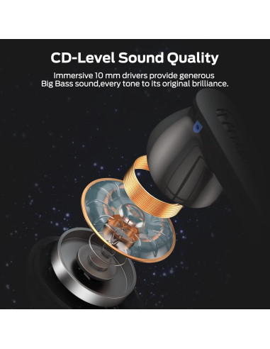 Auriculares Inalámbricos Monster MH22107 Bluetooth 5.3 IPX8