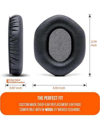 Almohadillas de Reemplazo Wicked Cushions para Auriculares Vmoda M100