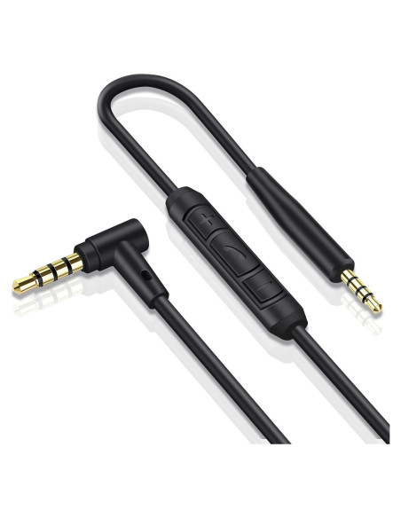 Cable de audio 3.5mm a 2.5mm Minochi para auriculares Bose QC45 QC35 Cable de audio 3.5mm a 2.5mm Minochi para auriculares Bose QC45 QC35