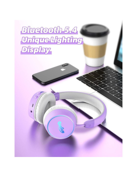 Auriculares Bluetooth gorsun E95A Niños 85dB 68H Inalámbricos Auriculares Bluetooth gorsun E95A Niños 85dB 68H Inalámbricos