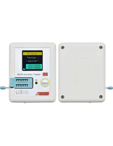 Probador de Transistores LCR Aideepen TC-T7-H Pantalla LCD Probador de Transistores LCR Aideepen TC-T7-H Pantalla LCD
