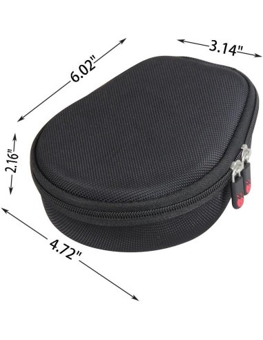 Funda Dura Hermitshell para Auriculares AfterShokz - Negro