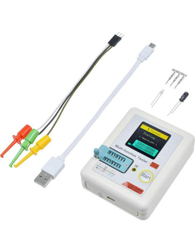 Probador de Transistores LCR Aideepen TC-T7-H Pantalla LCD