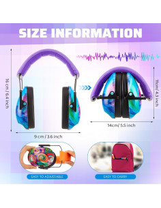 Auriculares Amylove para Niños con Cancelación de Ruido 27dB - 2 Piezas 2