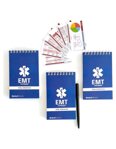 Bloc de Notas EMT Medical Basics - Cuaderno Impermeable Set 3