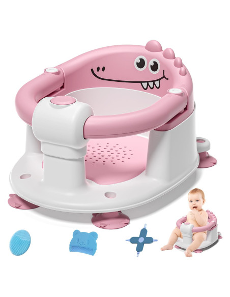 Asiento de Baño Antideslizante para Bebés YT-8810 - Rosa Asiento de Baño Antideslizante para Bebés YT-8810 - Rosa