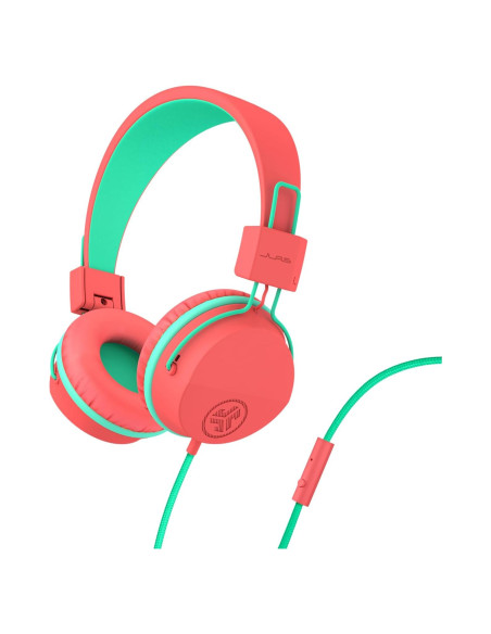 Auriculares JLab JBuddies Studio con Cable para Niños Durazno Auriculares JLab JBuddies Studio con Cable para Niños Durazno