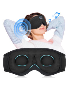 Máscara de Sueño Bluetooth LC-dolida 3D con Auriculares