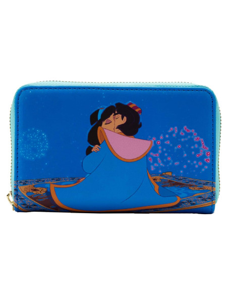 Billetera con cierre Loungefly Disney Jasmine Azul Billetera con cierre Loungefly Disney Jasmine Azul