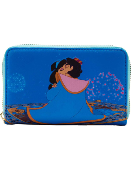Billetera con cierre Loungefly Disney Jasmine Azul Billetera con cierre Loungefly Disney Jasmine Azul