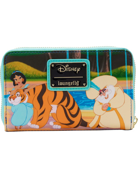 Billetera con cierre Loungefly Disney Jasmine Azul Billetera con cierre Loungefly Disney Jasmine Azul