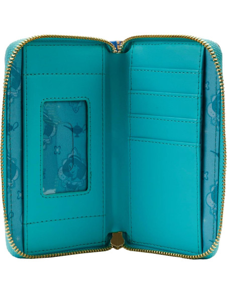 Billetera con cierre Loungefly Disney Jasmine Azul Billetera con cierre Loungefly Disney Jasmine Azul