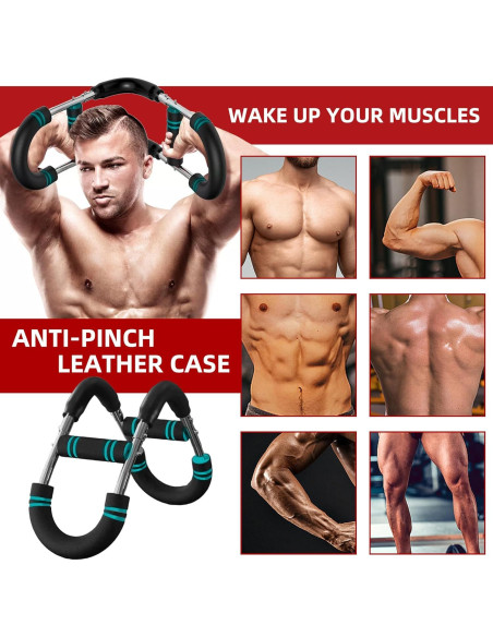 Entrenador de brazos PIHJFEWA ajustable 27-50 kg para hombres Entrenador de brazos PIHJFEWA ajustable 27-50 kg para hombres