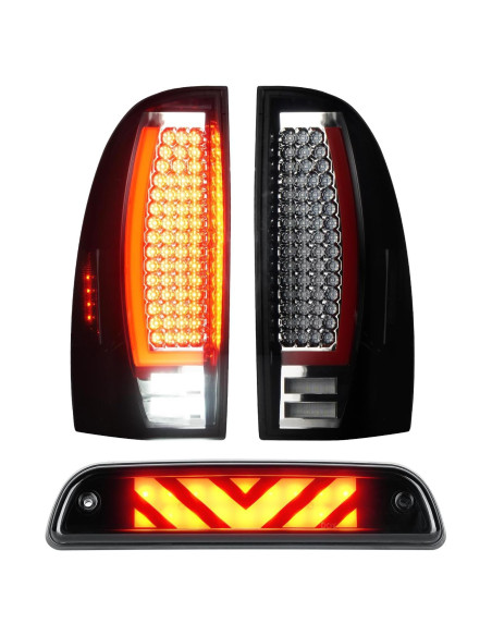 Luz Trasera LED y Tercera Luz de Freno Tresound para Toyota Tacoma 2005-2015 Luz Trasera LED y Tercera Luz de Freno Tresound para Toyota Tacoma 2005-2015