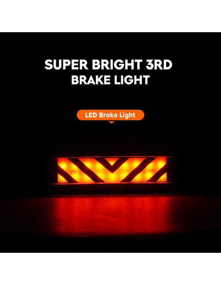 Luz Trasera LED y Tercera Luz de Freno Tresound para Toyota Tacoma 2005-2015 Luz Trasera LED y Tercera Luz de Freno Tresound para Toyota Tacoma 2005-2015