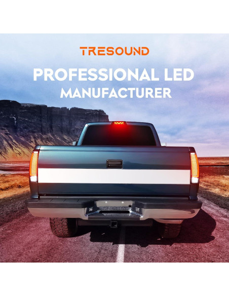Luz Trasera LED y Tercera Luz de Freno Tresound para Toyota Tacoma 2005-2015 Luz Trasera LED y Tercera Luz de Freno Tresound para Toyota Tacoma 2005-2015
