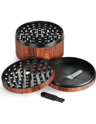 Molino de Especias Manual NoviDSgot 7.6 cm Zinc Marrón