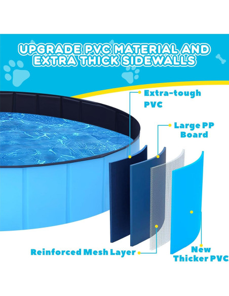 Piscina Plegable para Perros STUDESK 200 cm Antideslizante Piscina Plegable para Perros STUDESK 200 cm Antideslizante