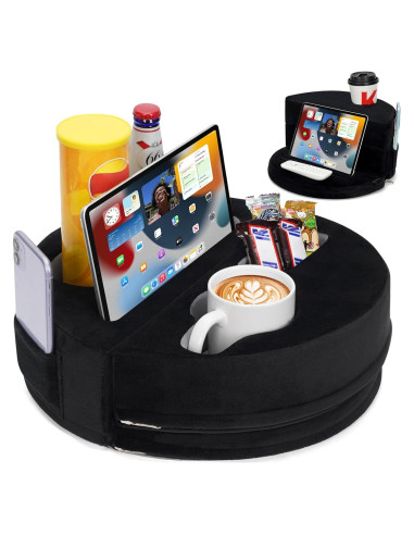 Soporte para taza y tabletas INNOSTAGE 2 en 1 Negro