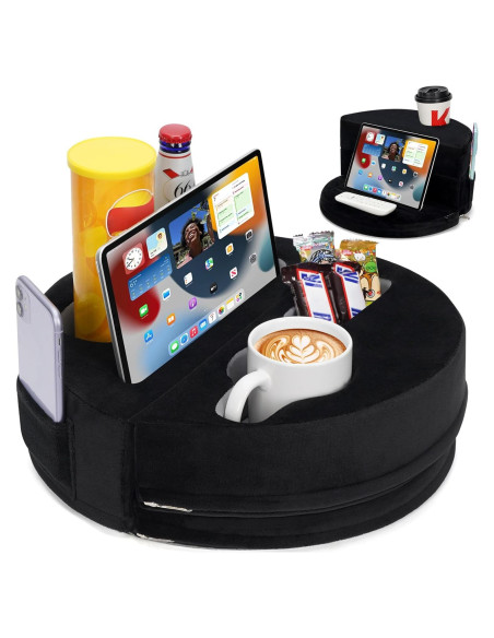 Soporte para taza y tabletas INNOSTAGE 2 en 1 Negro Soporte para taza y tabletas INNOSTAGE 2 en 1 Negro