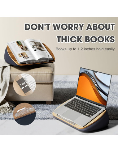 Soporte de Libros Ergonómico Vathery para Leer en Cama