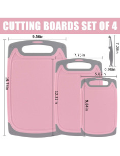 Juego de 3 Tablas de Cortar Rottogoon Antideslizantes 40 cm 2