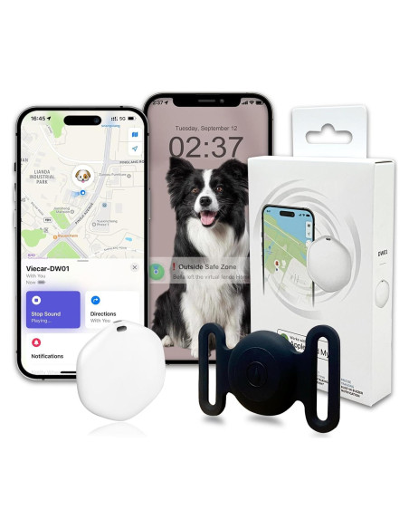 Rastreador GPS para perros y gatos Bingolar, impermeable IPX8 Rastreador GPS para perros y gatos Bingolar, impermeable IPX8