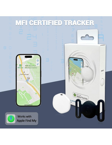 Rastreador GPS para perros y gatos Bingolar, impermeable IPX8