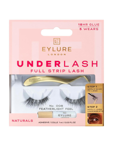Pestañas Postizas Eylure Underlash No. 008 - 1 Par con Adhesivo Pestañas Postizas Eylure Underlash No. 008 - 1 Par con Adhesivo