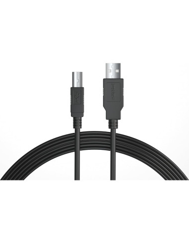 Cable USB 2.0 PWR+ Tipo-A a Tipo-B 3.66m Alta Velocidad