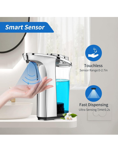 Dispensador Automático de Jabón Sin Contacto FUNFOLLOW 500ml - Juego de 2