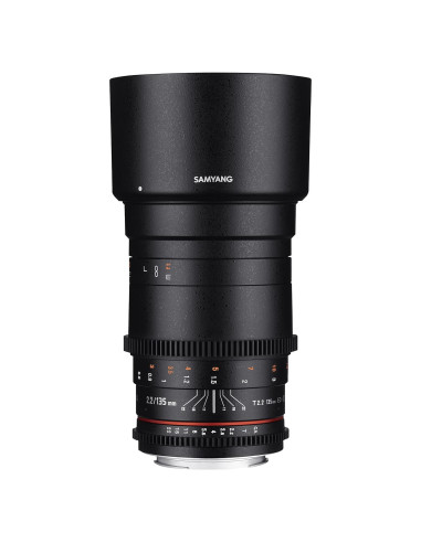 Lente Telefoto Samyang VDSLR II 135mm T2.2 para Nikon