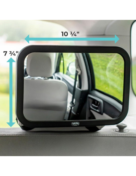 Espejo para Auto de Bebé Toddleroo - Convexo 360 Negro Espejo para Auto de Bebé Toddleroo - Convexo 360 Negro