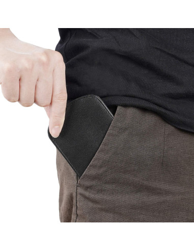 Billetera Bifold Cuero Italiano Polare con Bloqueo RFID Hombre