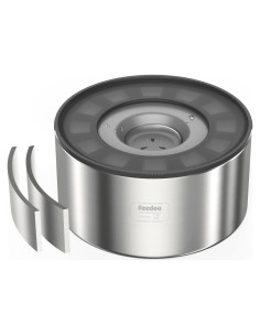 Tazón de Agua Sin Derrames Feedoo 3.8L Acero Inoxidable Doble Pared