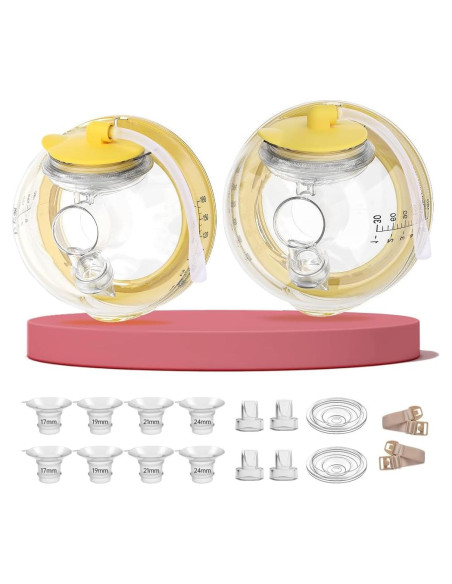 Tazas de colección manos libres Medela 27mm + 4 insertos Tazas de colección manos libres Medela 27mm + 4 insertos