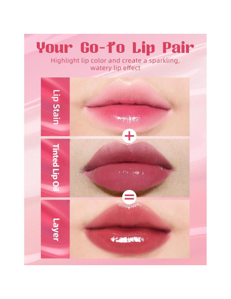Set de Tinte Labial y Aceite Labial Bayfree - Hidratante 2-en-1 Set de Tinte Labial y Aceite Labial Bayfree - Hidratante 2-en-1