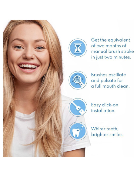Cabezas de cepillo de dientes Oral B Alayna - 20 unidades suaves Cabezas de cepillo de dientes Oral B Alayna - 20 unidades suaves