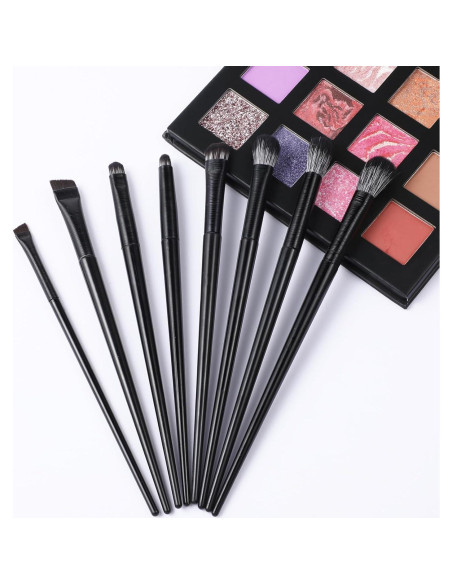 Juego de 8 Brochas de Maquillaje para Ojos Bremorou Juego de 8 Brochas de Maquillaje para Ojos Bremorou