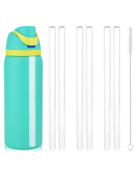 6 Pajitas Reutilizables Owala FreeSip + Cepillo de Limpieza 6 Pajitas Reutilizables Owala FreeSip + Cepillo de Limpieza
