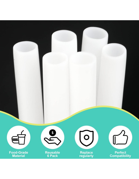 6 Pajitas Reutilizables Owala FreeSip + Cepillo de Limpieza 6 Pajitas Reutilizables Owala FreeSip + Cepillo de Limpieza