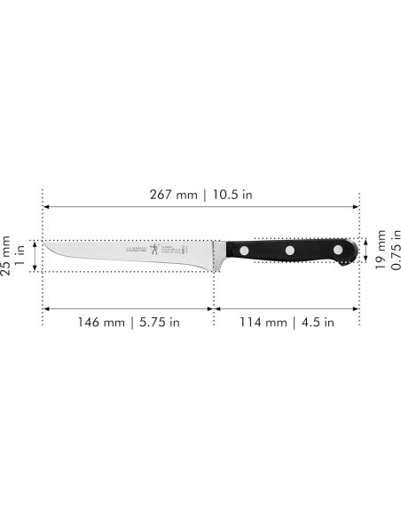 Cuchillo Deshuesar HENCKELS Classic 13.97 cm Acero Inoxidable Cuchillo Deshuesar HENCKELS Classic 13.97 cm Acero Inoxidable