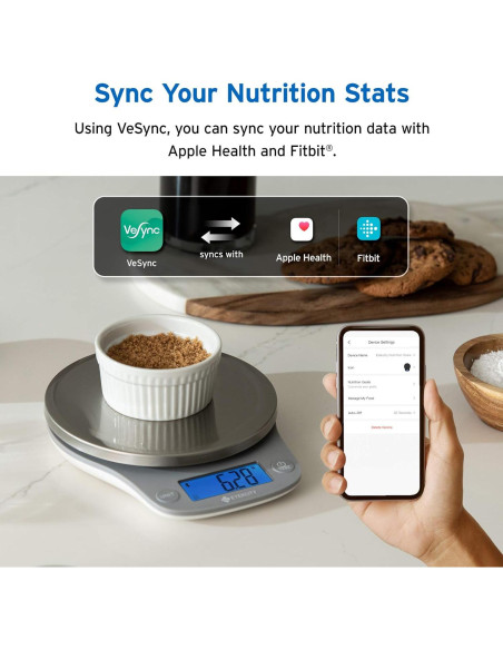 Balanza de Cocina Digital Etekcity 5000g Bluetooth Acero Inoxidable Balanza de Cocina Digital Etekcity 5000g Bluetooth Acero Inoxidable