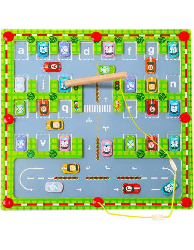Tablero Magnético Montessori Alfabeto 29.7x1.5cm para Niños 3-5 Años