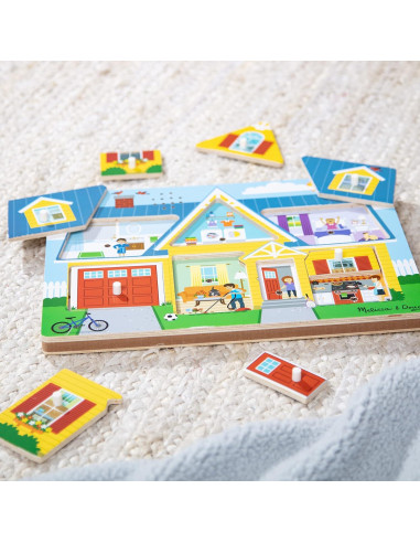 Rompecabezas Sonoro de Madera Melissa & Doug - 8 Piezas