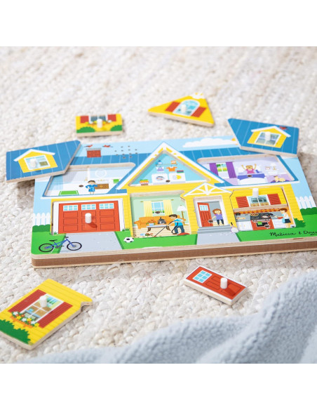 Rompecabezas Sonoro de Madera Melissa & Doug - 8 Piezas Rompecabezas Sonoro de Madera Melissa & Doug - 8 Piezas