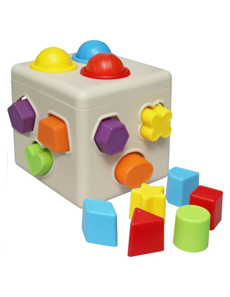 Juguete de Aprendizaje Kiddie Play - Clasificador de Formas 16 Piezas Juguete de Aprendizaje Kiddie Play - Clasificador de Formas 16 Piezas