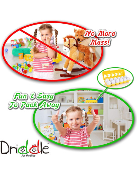 Juguete de Aprendizaje Driddle - Huevos de Colores para Niños Juguete de Aprendizaje Driddle - Huevos de Colores para Niños