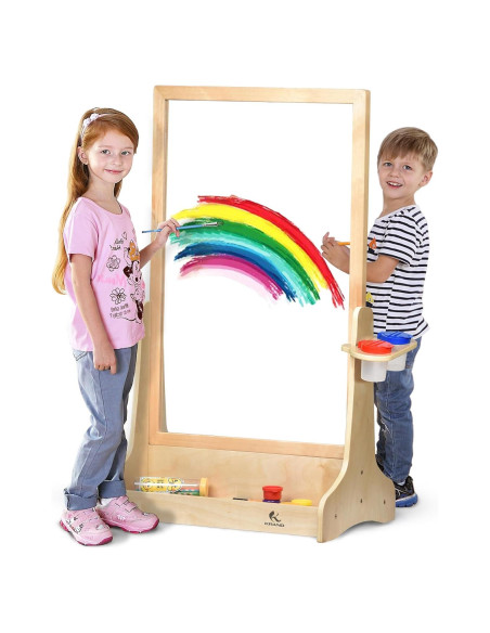Caballete de Dibujo Doble Cara KRAND - Acrílico Transparente 110 cm Caballete de Dibujo Doble Cara KRAND - Acrílico Transparente 110 cm